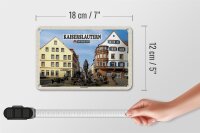 Blechschild Städte Kaiserslautern Kaiserbrunnen Deko 18x12cm Schild
