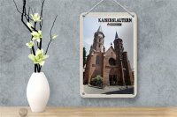 Blechschild Städte Kaiserslautern Stiftskirche Deko 12x18cm Schild