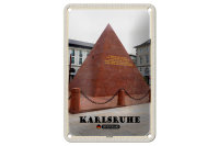 Blechschild Städte Karlsruhe Pyramide Architektur...