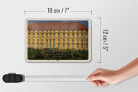 Blechschild Städte Osnabrück Schloss Mittelalter Deko 18x12cm Schild
