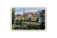 Blechschild Städte Tübingen Neckarfront Fluss...
