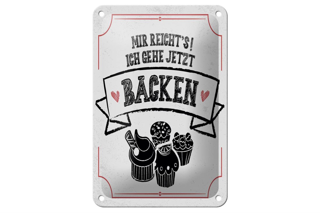 Retro Blechschild - „Mir Reicht's, Ich Fahr Jetzt Traktor“ – Witziges Geschenk Für Landwirte & Fans (20x30 Cm)