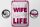 Blechschild Spruch Frau Happy wife happy Life 12x18cm Dekoration