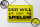 Blechschild Hundeschild Hund will nur spielen 18x12cm Dekoration