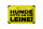 Blechschild Hundeschild Hunde bitte an die Leine 18x12cm Dekoration