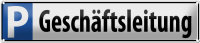 Blechschild Parken 46x10cm Parkplatzschild...