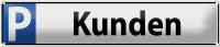 Blechschild Parken 46x10cm Parkplatzschild Kunden Dekoration