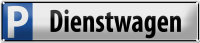Blechschild Parken 46x10cm Parkplatzschild Dienstwagen...