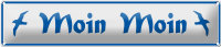 Blechschild Straßenschild 46x10cm Moin Moin guten...