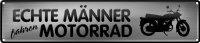 Blechschild Straßenschild 46x10cm Männer...