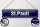 Blechschild Straßenschild 46x10cm St. Pauli Hamburg Dekoration