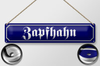 Blechschild Straßenschild 46x10cm Zapfhahn Kneipe Bar Bier Dekoration
