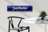 Blechschild Straßenschild 46x10cm Zapfhahn Kneipe Bar Bier Dekoration