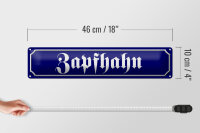 Blechschild Straßenschild 46x10cm Zapfhahn Kneipe Bar Bier Dekoration