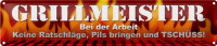 Blechschild Straßenschild 46x10cm Grillmeister bei...
