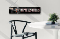 Blechschild Spruch 46x10cm Auftragsgriller Grill Wurst Steak Deko