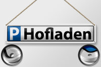 Blechschild Parken 46x10cm Parkplatz Hofladen Dekoration