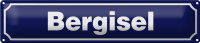 Blechschild Hinweis 46x10cm Bergisel Österreich...