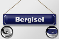 Blechschild Hinweis 46x10cm Bergisel Österreich Dekoration