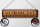 Blechschild Hinweis 46x10cm freilaufende Schwiegermutter Dekoration
