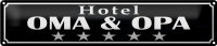 Blechschild Spruch 46x10cm Hotel Oma Opa 5 Sterne Dekoration Geschenk
