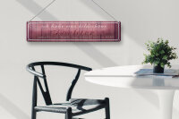 Blechschild Spruch 46x10cm ich habe eine bildschöne Tochter Dekoration