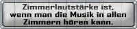 Blechschild Spruch 46x10cm Zimmerlautstärke ist...