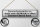 Blechschild Spruch 46x10cm Zimmerlautstärke ist Musik in Dekoration