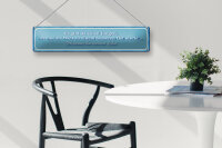 Blechschild Spruch 46x10cm Es gibt einen Jungen mein Sohn Dekoration