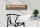 Blechschild Spruch 46x10cm Liebe muss nicht perfekt sondern Dekoration