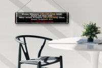 Blechschild Spruch 46x10cm wenn Männer Frauen eifersüchtig Dekoration