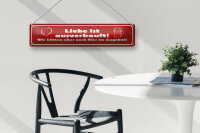 Blechschild Spruch 46x10cm Liebe ausverkauft Bier Angebot Dekoration