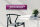 Blechschild Spruch 46x10cm Katze Miezwohnung Geschenk Dekoration