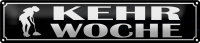 Blechschild Hinweis 46x10cm Kehrwoche Putzfrau Dekoration