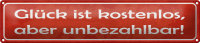 Blechschild Spruch 46x10cm Glück ist kostenlos...