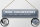 Blechschild Spruch 46x10cm Mode verschwindet Stil bleibt Dekoration