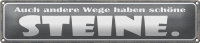 Blechschild Spruch 46x10cm auch andere Wege haben Sterne Dekoration