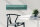 Blechschild Spruch 46x10cm Glücksrezept weniger nachdenken Dekoration
