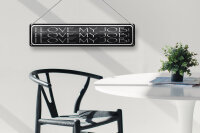 Blechschild Spruch 46x10cm i love my Job liebe meine Arbeit Dekoration