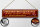 Blechschild Spruch 46x10cm Grill Regel alles unter 500g ist Dekoration