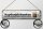 Blechschild Spruch 46x10cm Bier Hopfenblütentee Hausmittel Dekoration