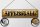 Blechschild Hinweis 46x10cm Affenstall Dekoration