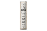 Blechschild Spruch 10x46cm Wenn wir niemanden gefallen...