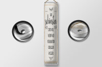 Blechschild Spruch 10x46cm Wenn wir niemanden gefallen...