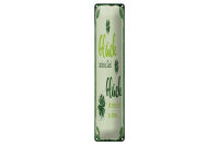 Blechschild Spruch 10x46cm Glück ist eine Art zu...