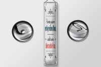 Blechschild Spruch 10x46cm Hinter jedem erfolgreichen...