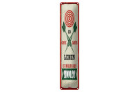 Blechschild Spruch 10x46cm Ein Leben ohne Darts ist...