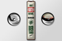 Blechschild Spruch 10x46cm Nur gut Darten reicht nicht...