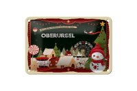 Blechschild Weihnachten Grüße OBERURSEL...