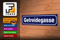 Holzschild Hinweis 46x10cm Getreidegasse Dekoration